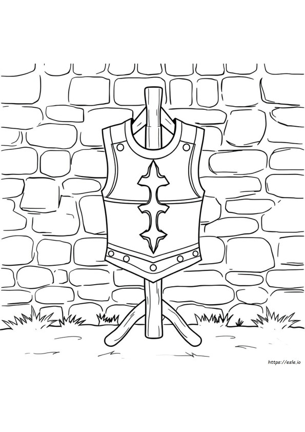 Printable Breastplate Of Righteousness Coloring Page