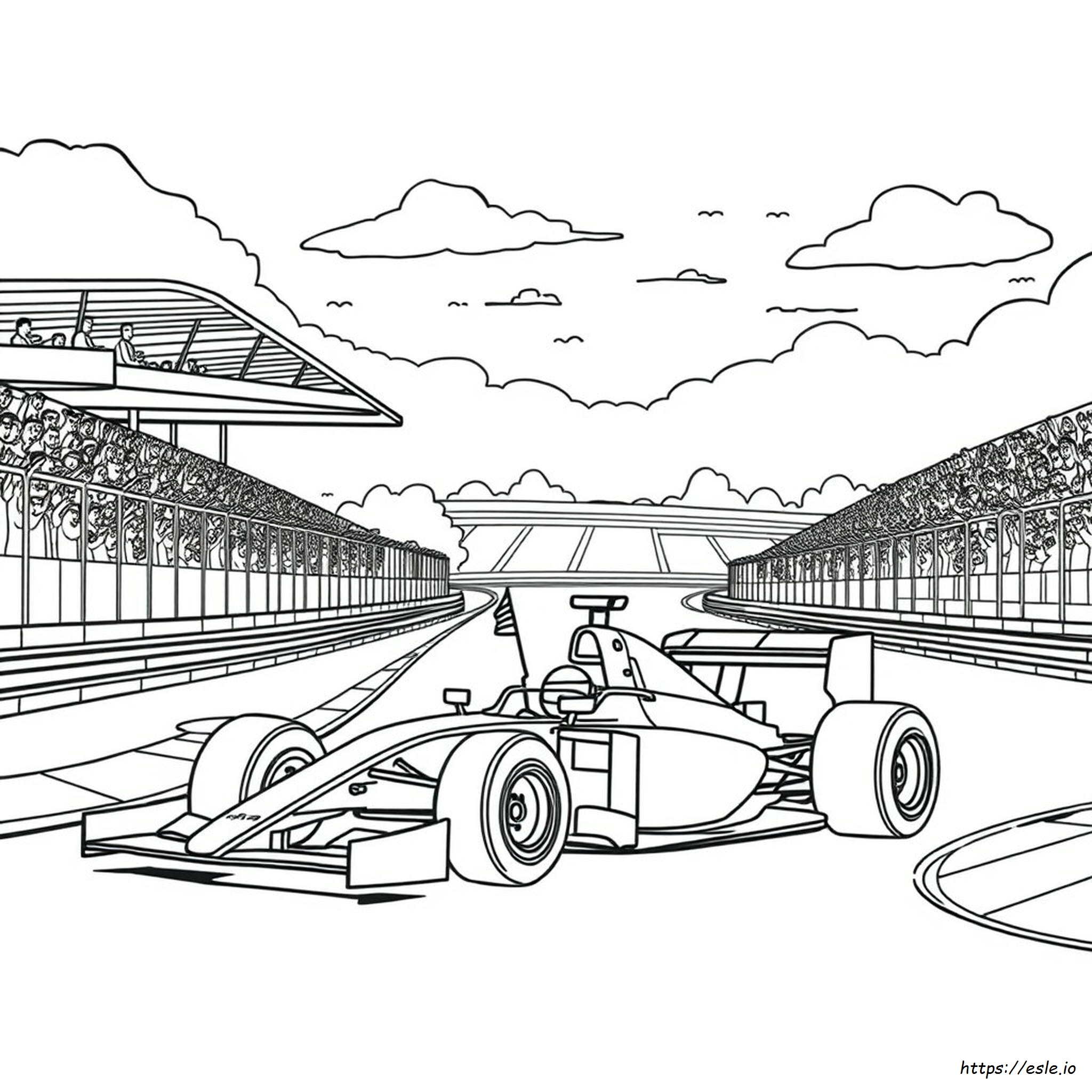 Formel 1 Ausmalbilder