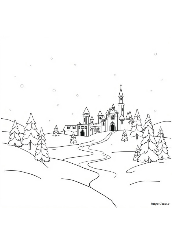 Colouring Picture Frozen