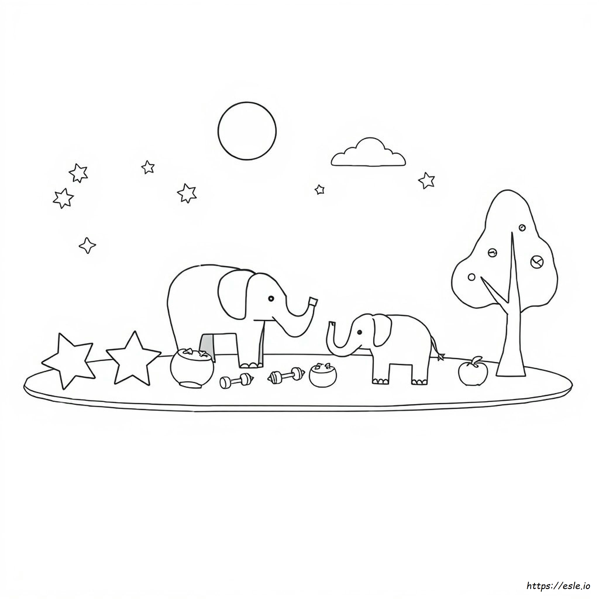 Big And Small Colouring Worksheet