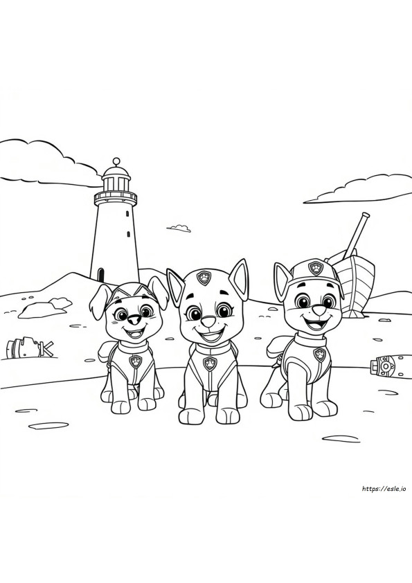 Paw Patrol Ausmalbilder