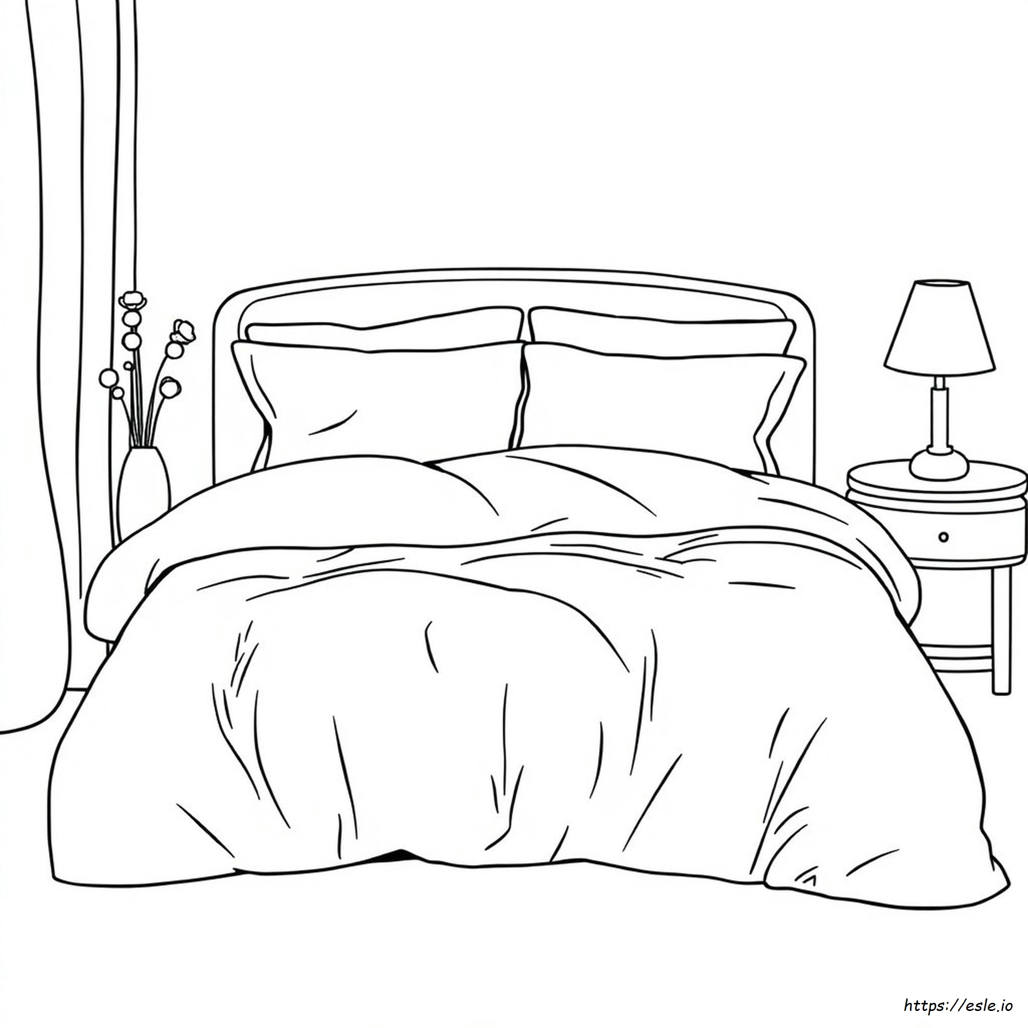 Disegno Da Colorare Per Un Piumone Verde