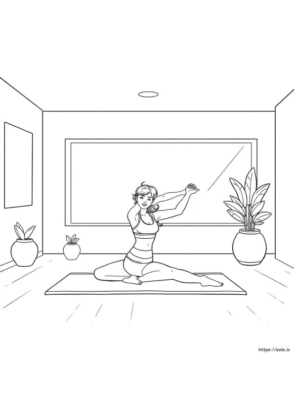 Workout Kleurplaat