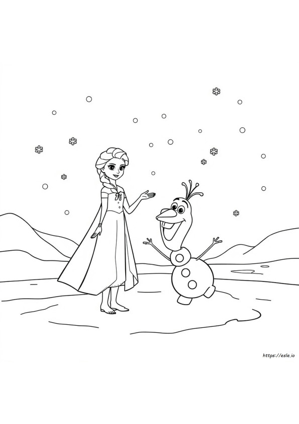 Free Disney Frozen Coloring Pages