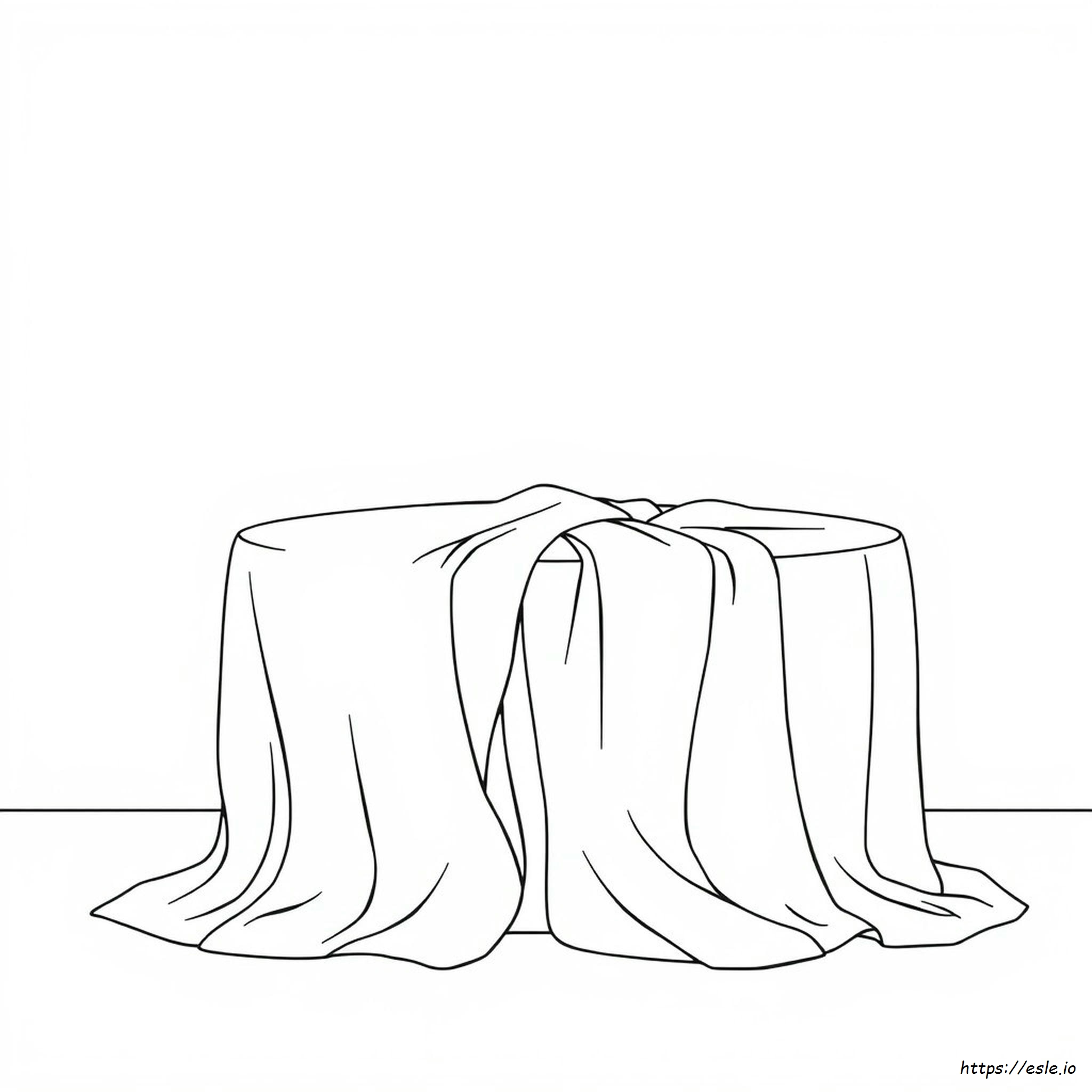 Dibujo para Colorear de Seda