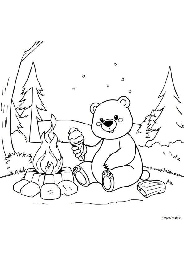 Berlioz The Bear Coloring Page