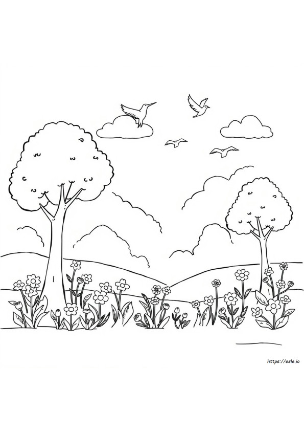Desenhos Para Colorir Ao Ar Livre