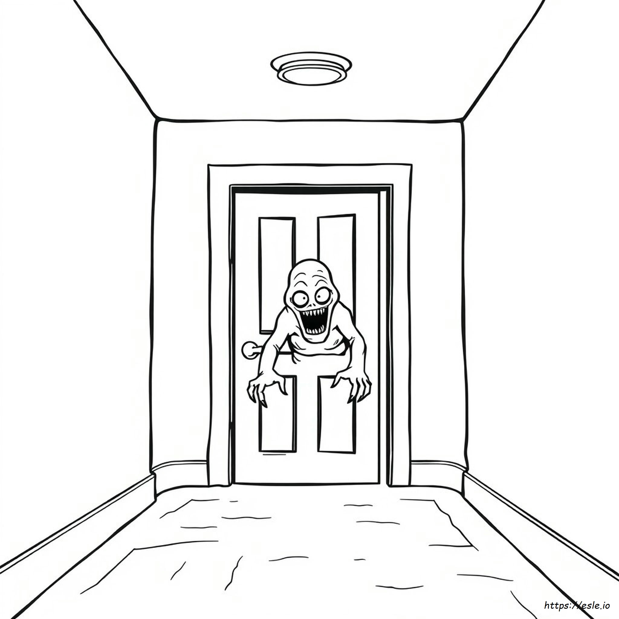 Horror Kolorowanki Proste