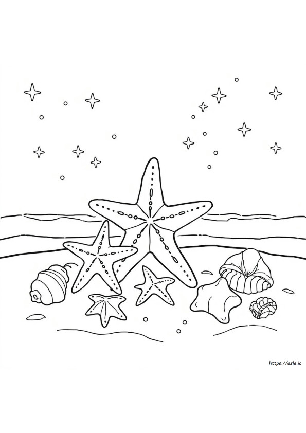 Nautical Star Coloring Page
