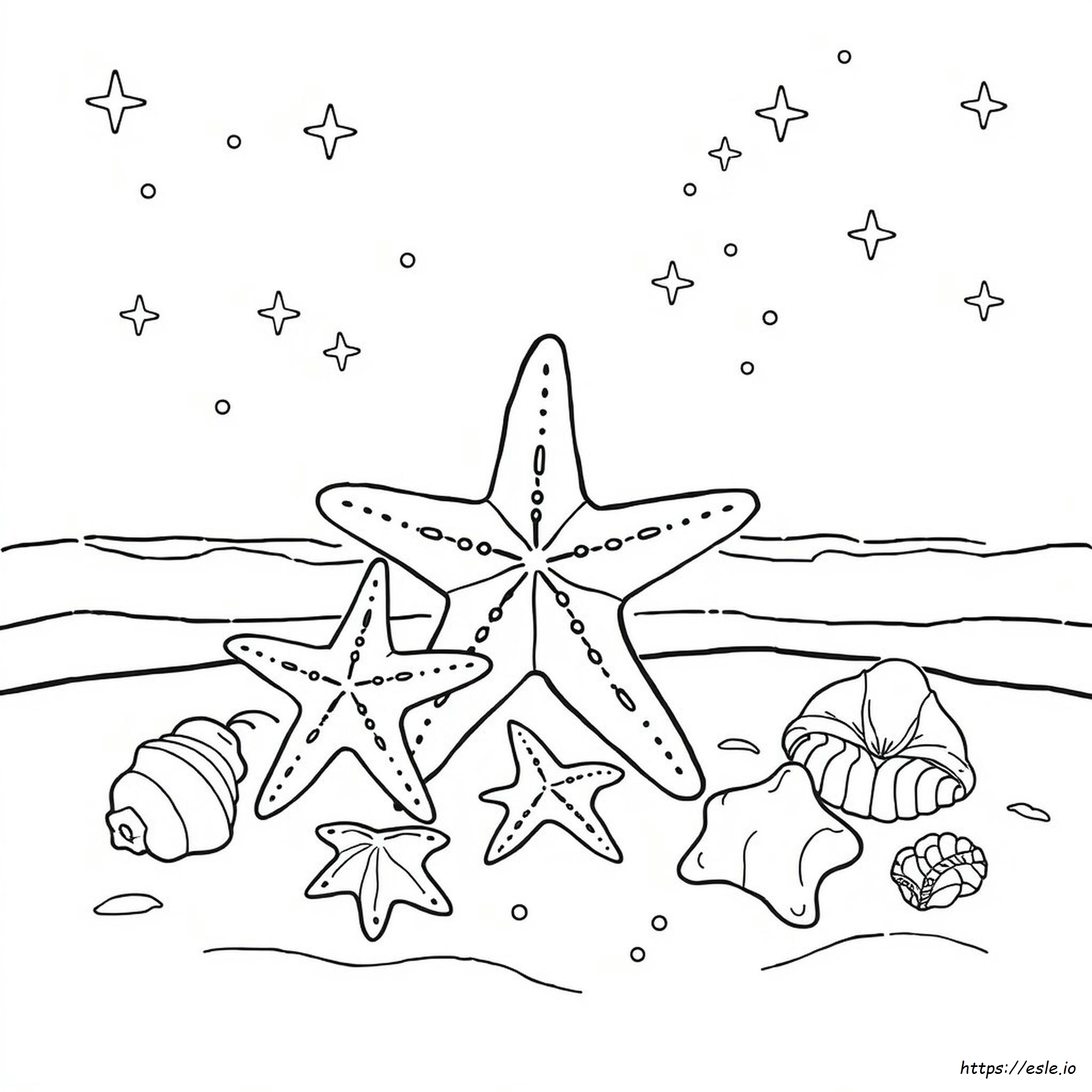 Nautical Star Coloring Page