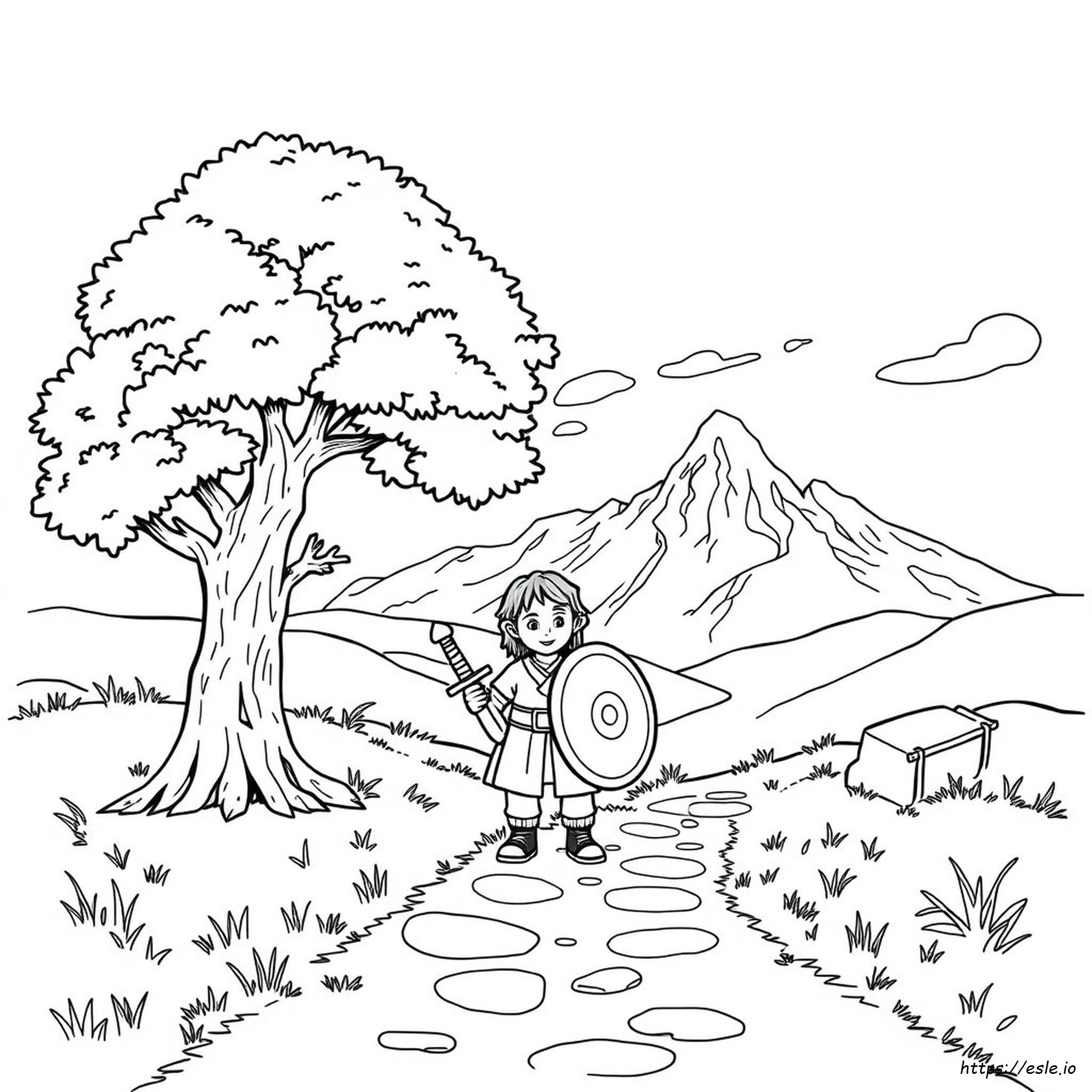 Lord Of The Rings Coloring Sheet