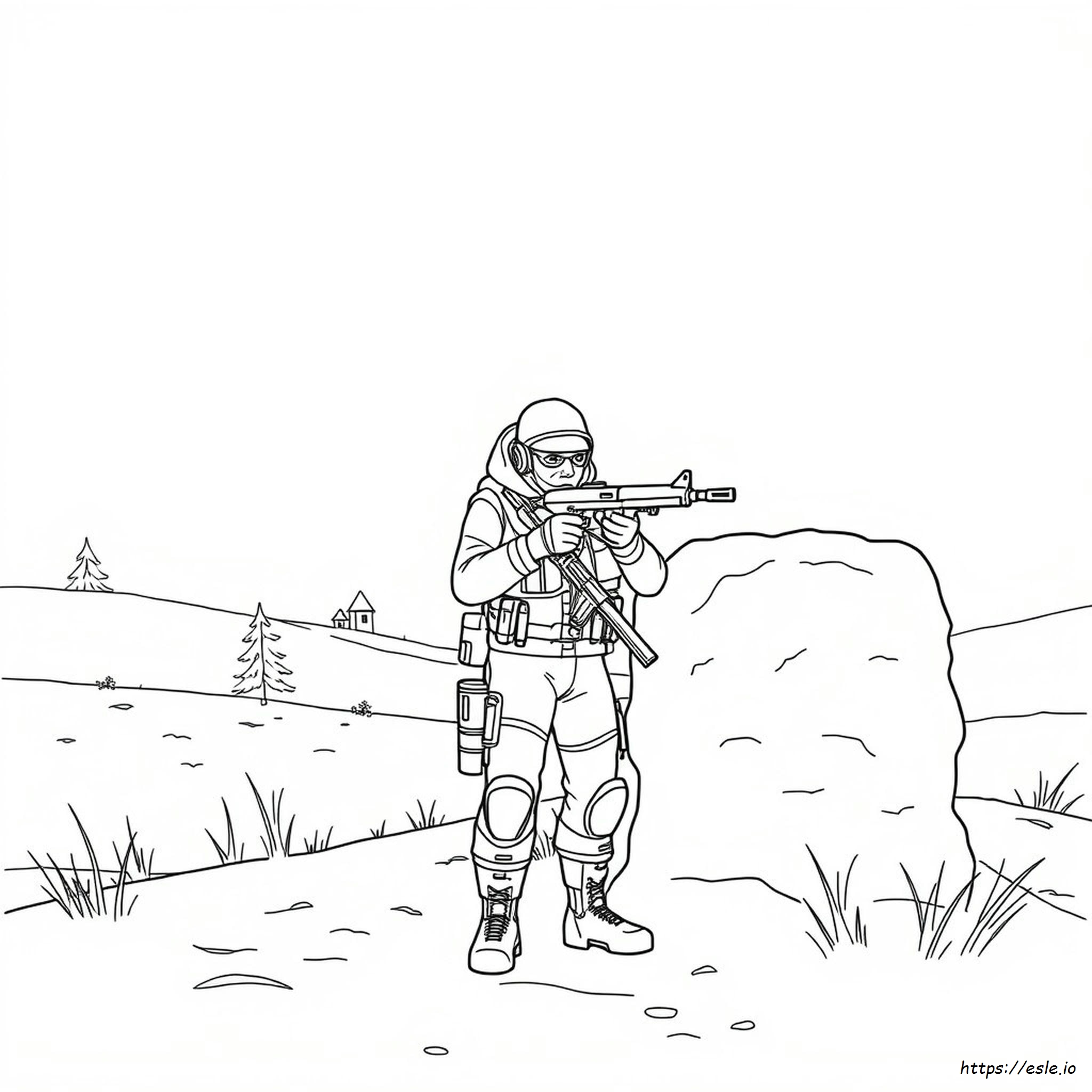 Fortnite Coloring Pages Recon Expert