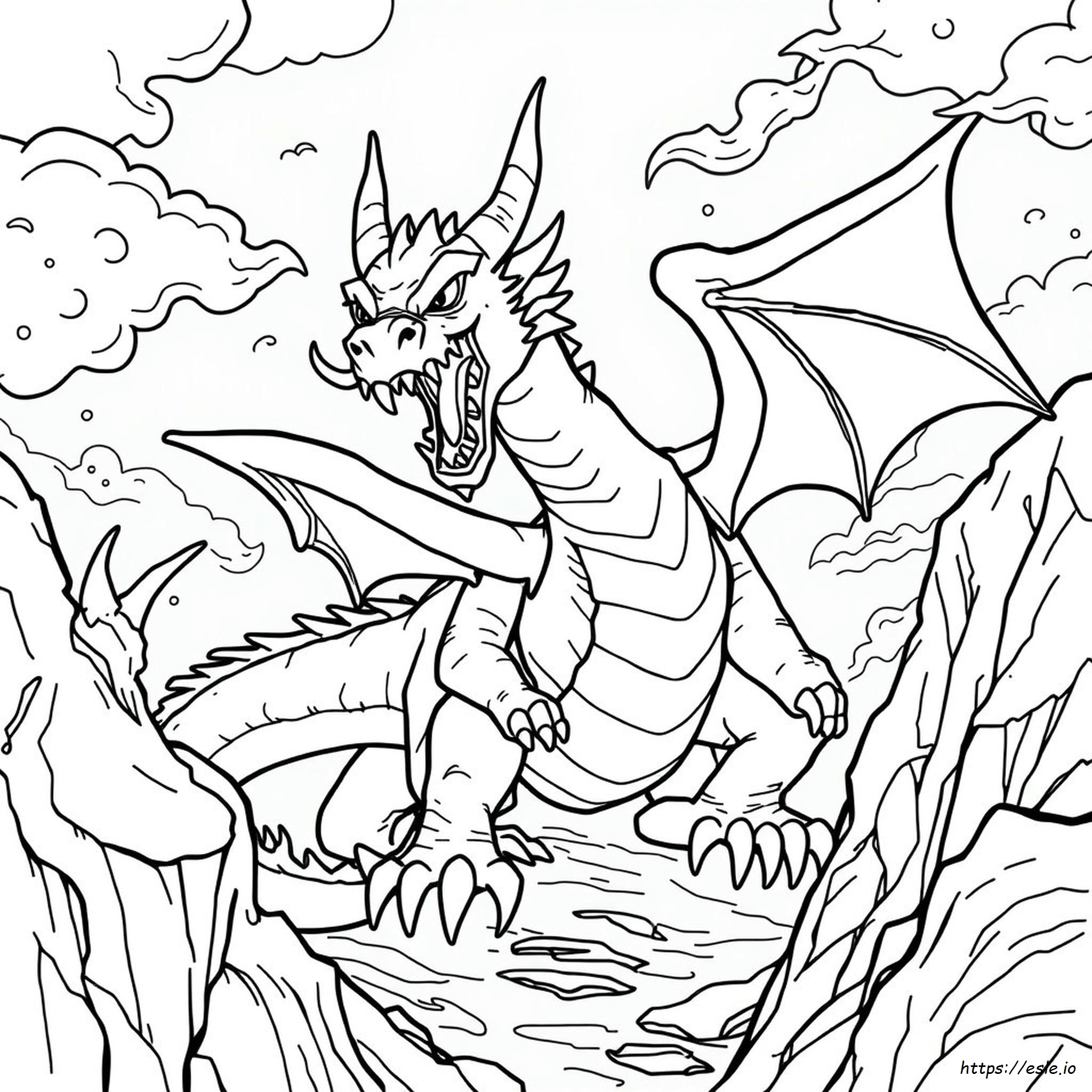 Bad Dragon Coloring Book Pages