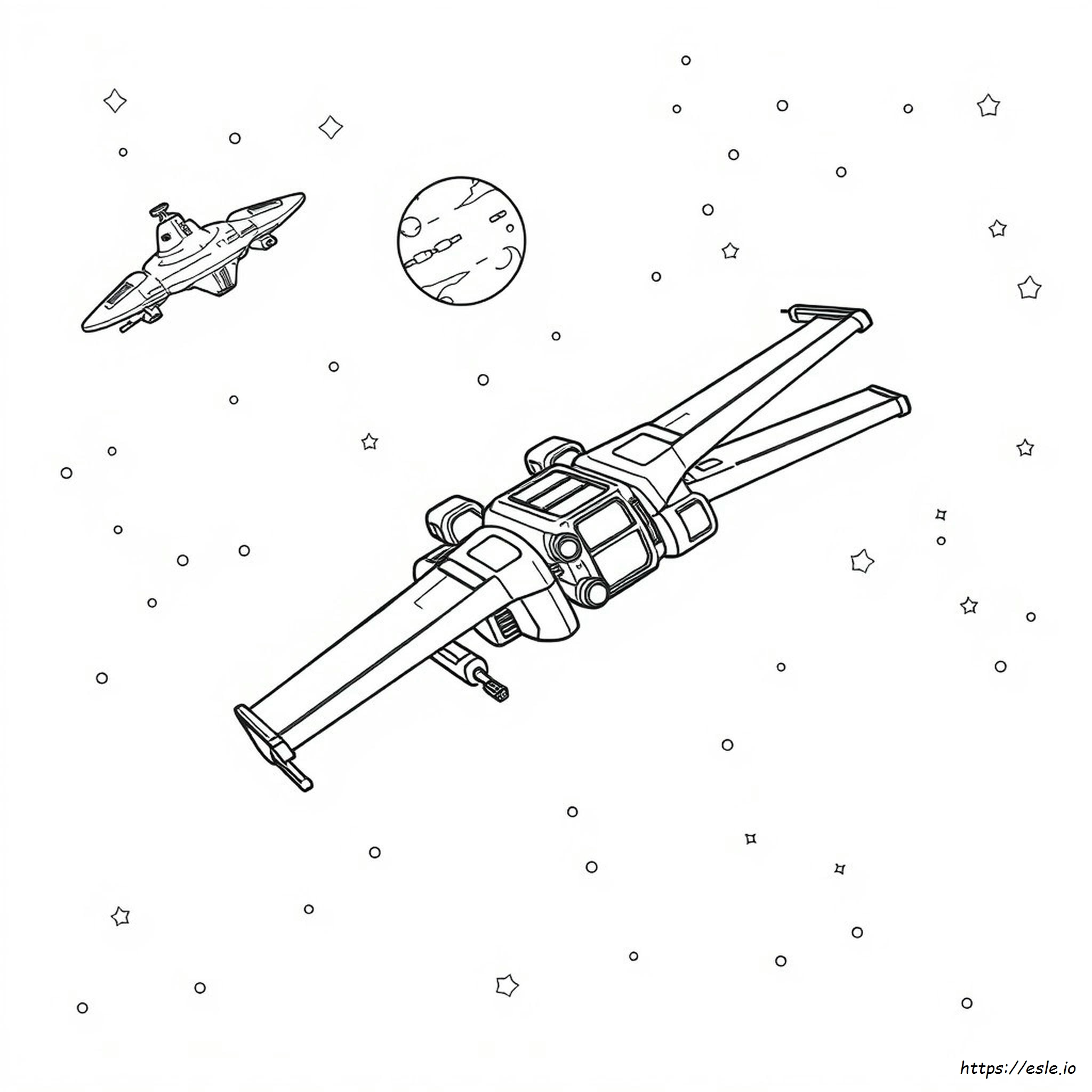 X Wing Colouring Pages