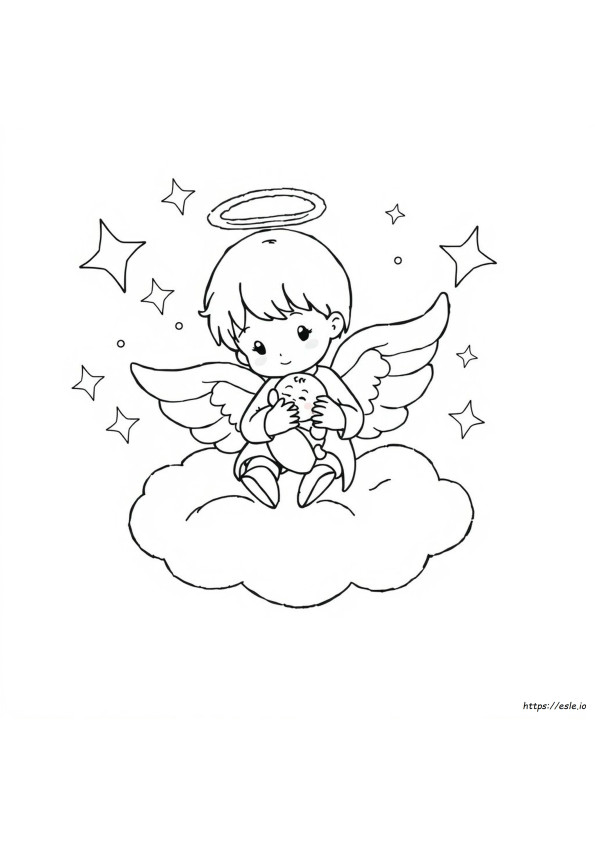 Precious Moments Angel Coloring Pages