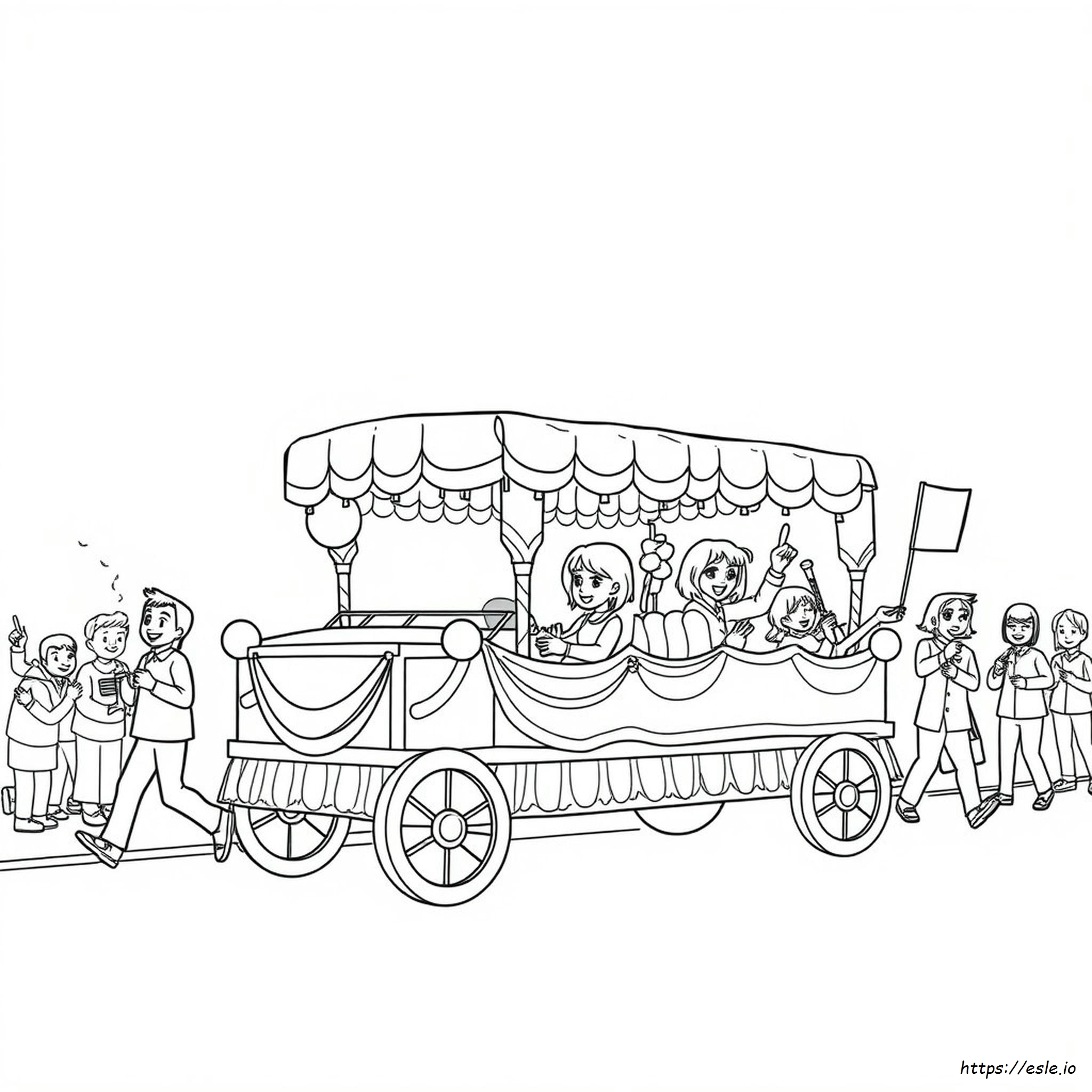 Coloriage Défilé À Imprimer