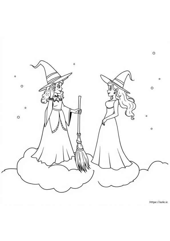 Glinda And Elphaba Coloring Pages Free