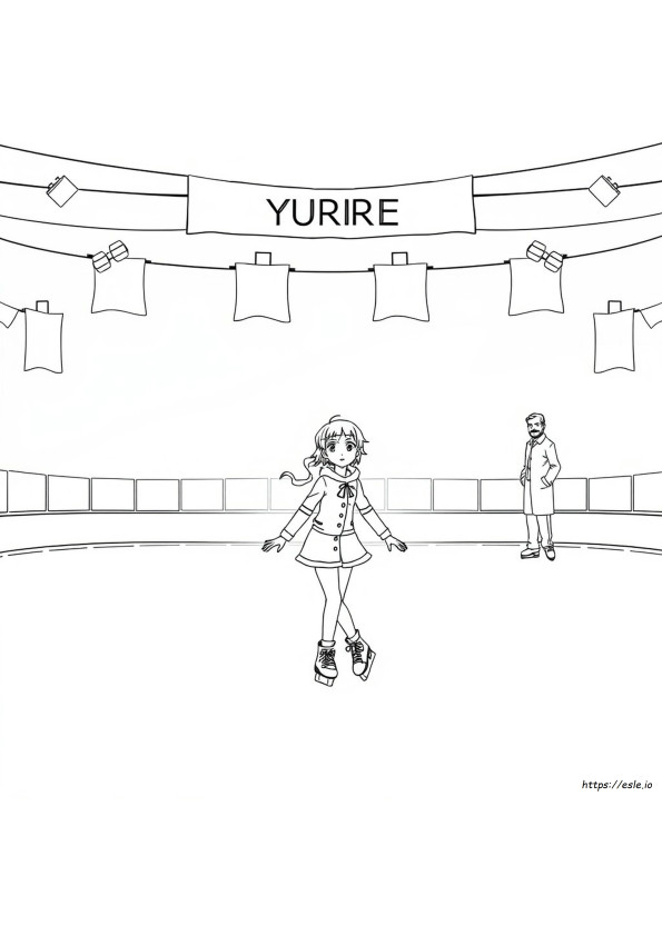 Yuri On Ice Coloring Pages