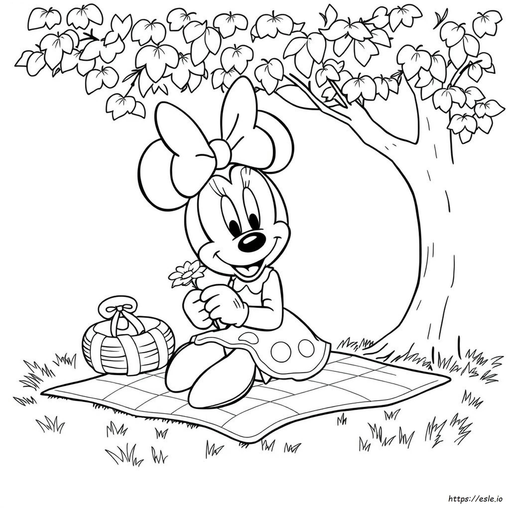 Minnie Ausmalbilder Zum Ausmalen