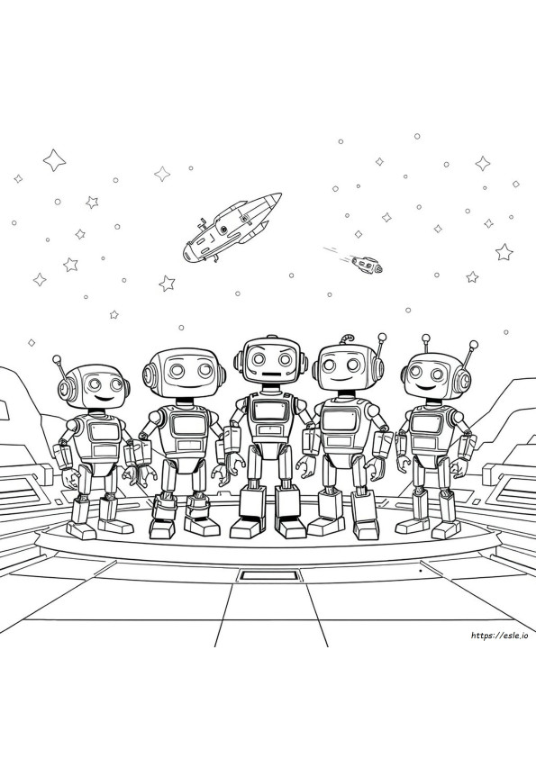 Robotlar Filmi Boyama Sayfaları