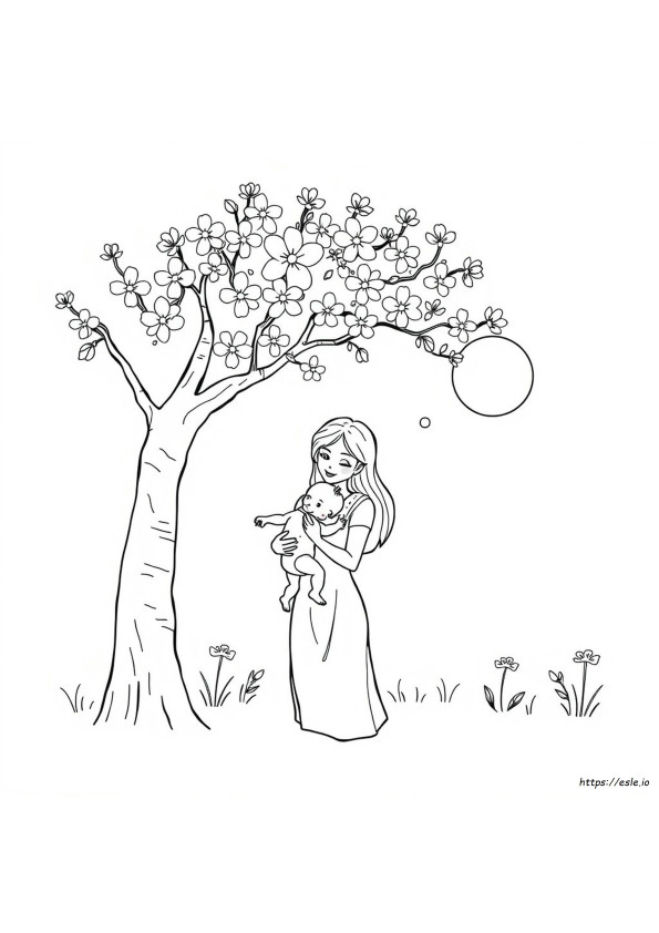 Coloriage Maman