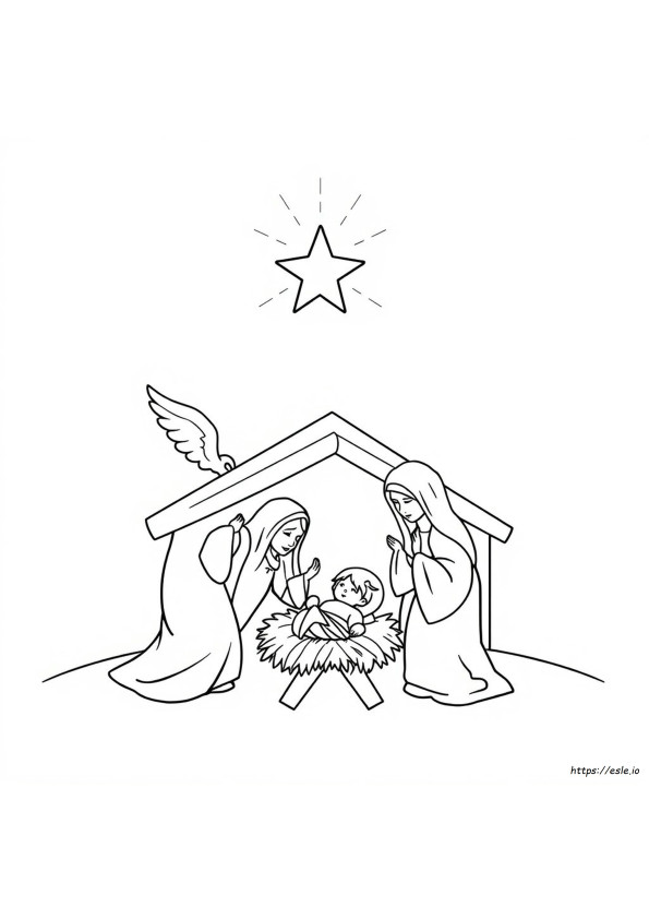 Free Printable Christian Christmas Coloring Pages For Kids