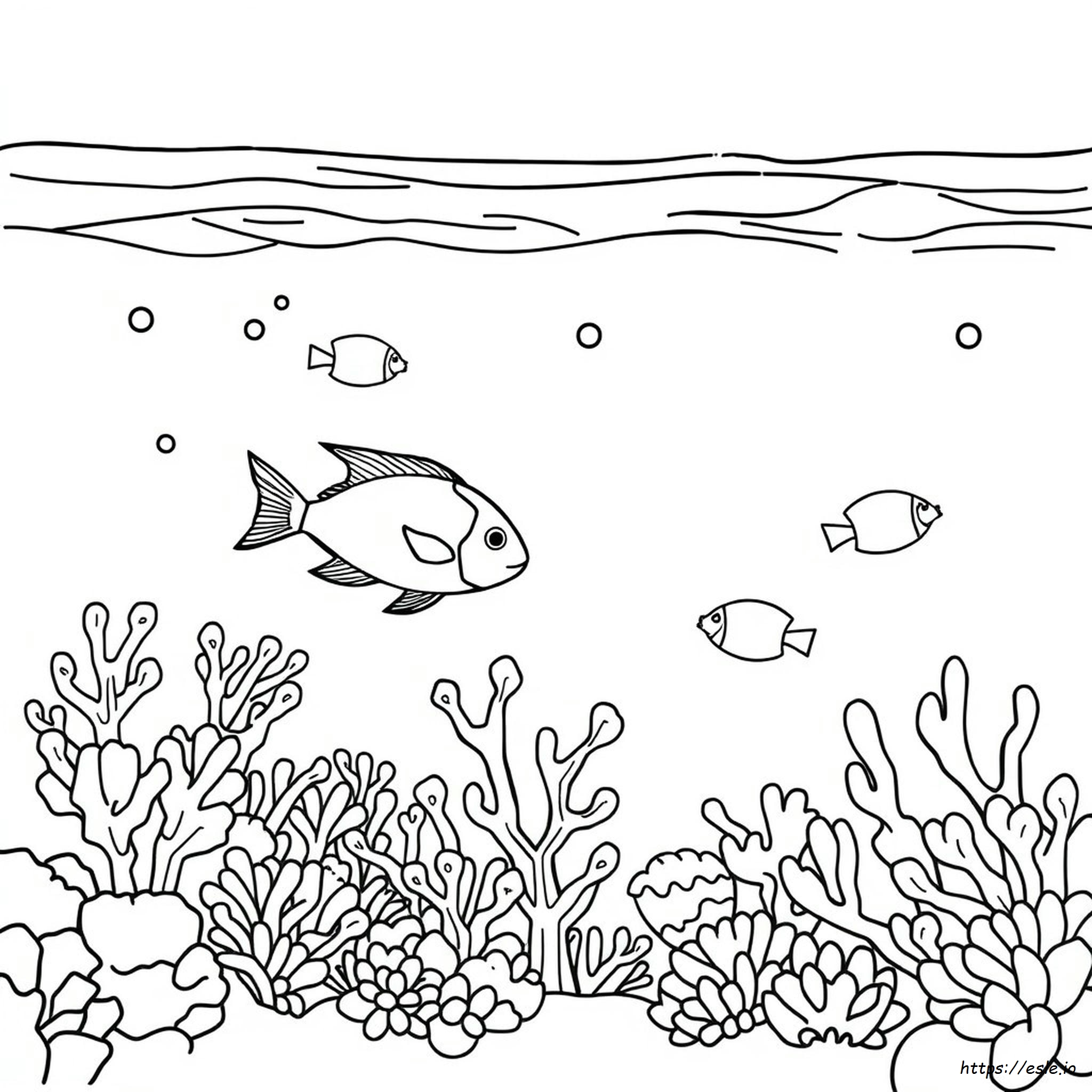 Under The Ocean Coloring Pages