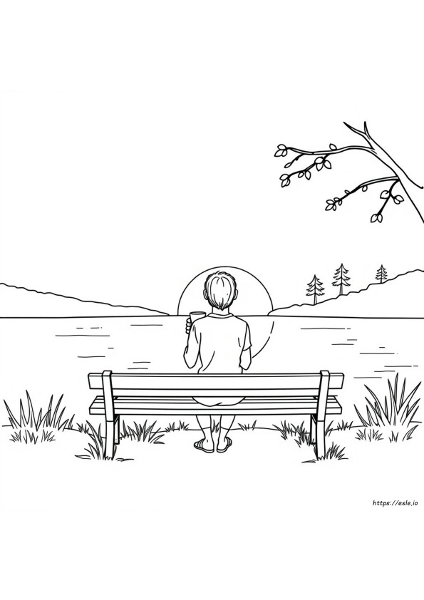 Aesthetic Colouring Page