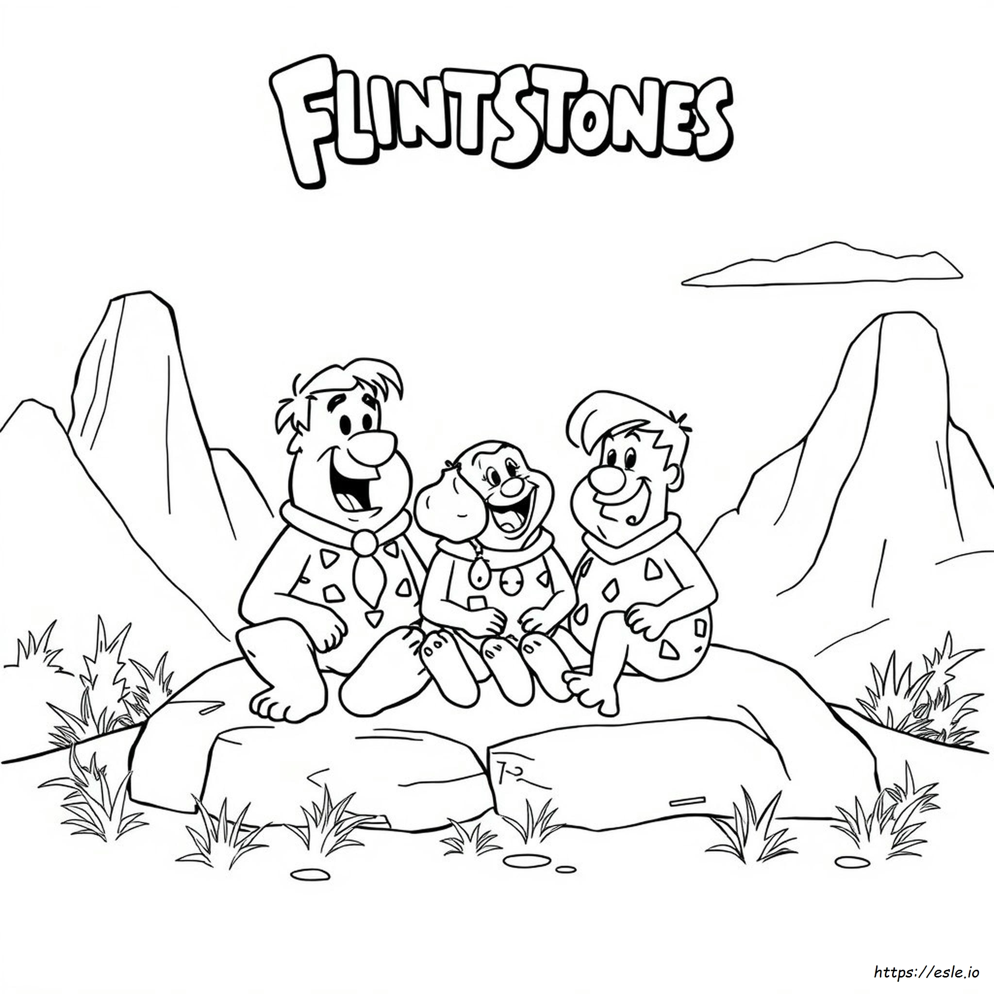 Livro De Colorir Os Flintstones