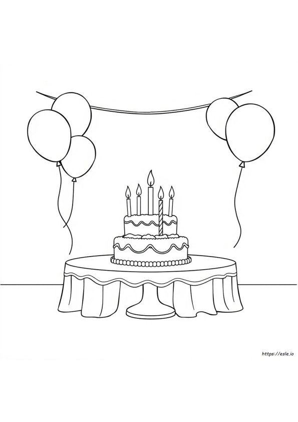 Coloring Sheets Happy Birthday