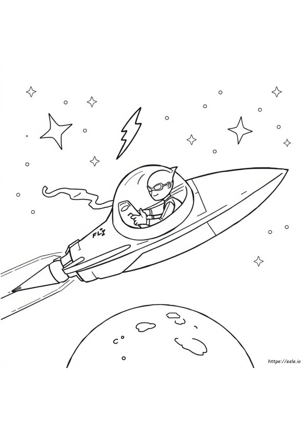Flash Gordon Coloring Pages Free