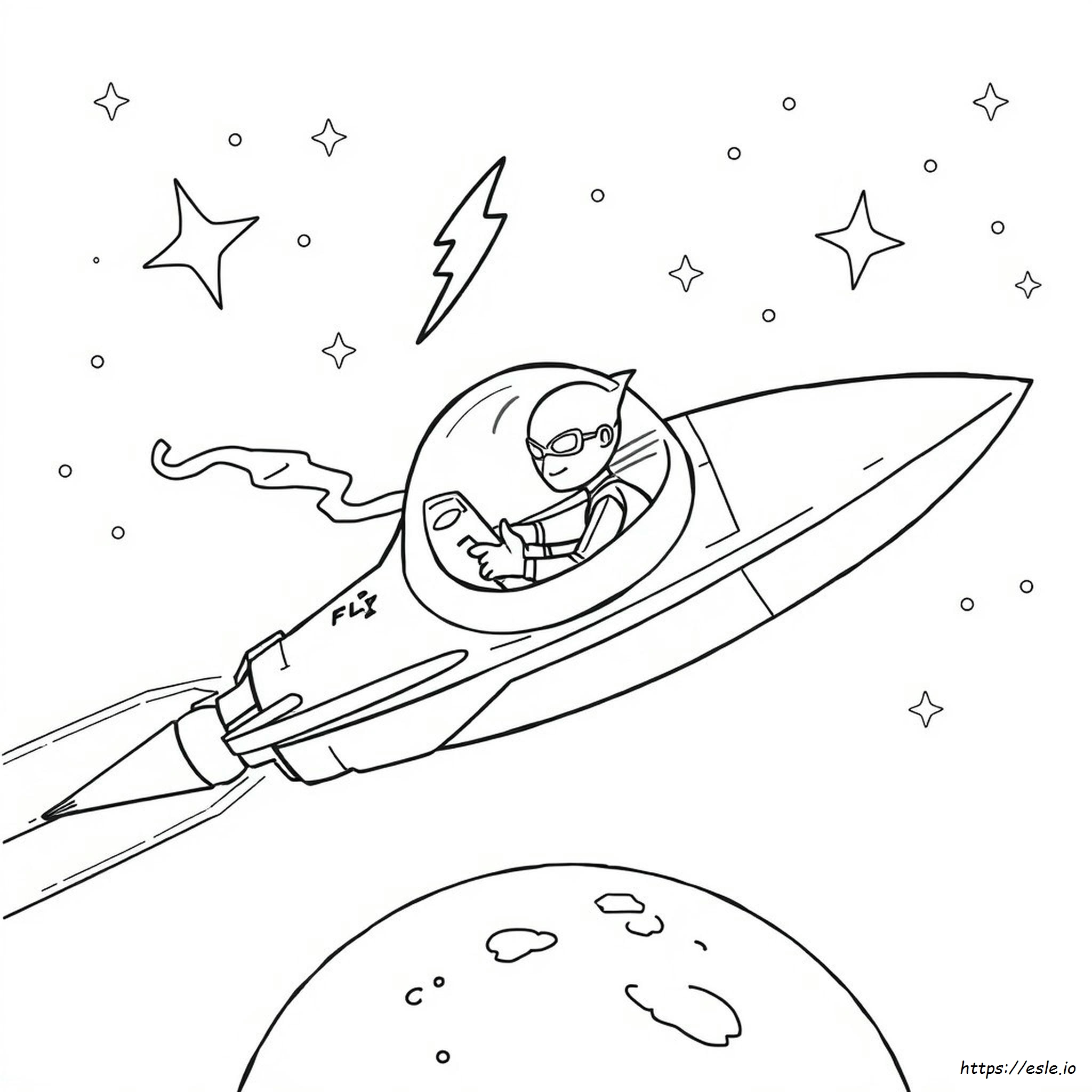 Flash Gordon Coloring Pages Free