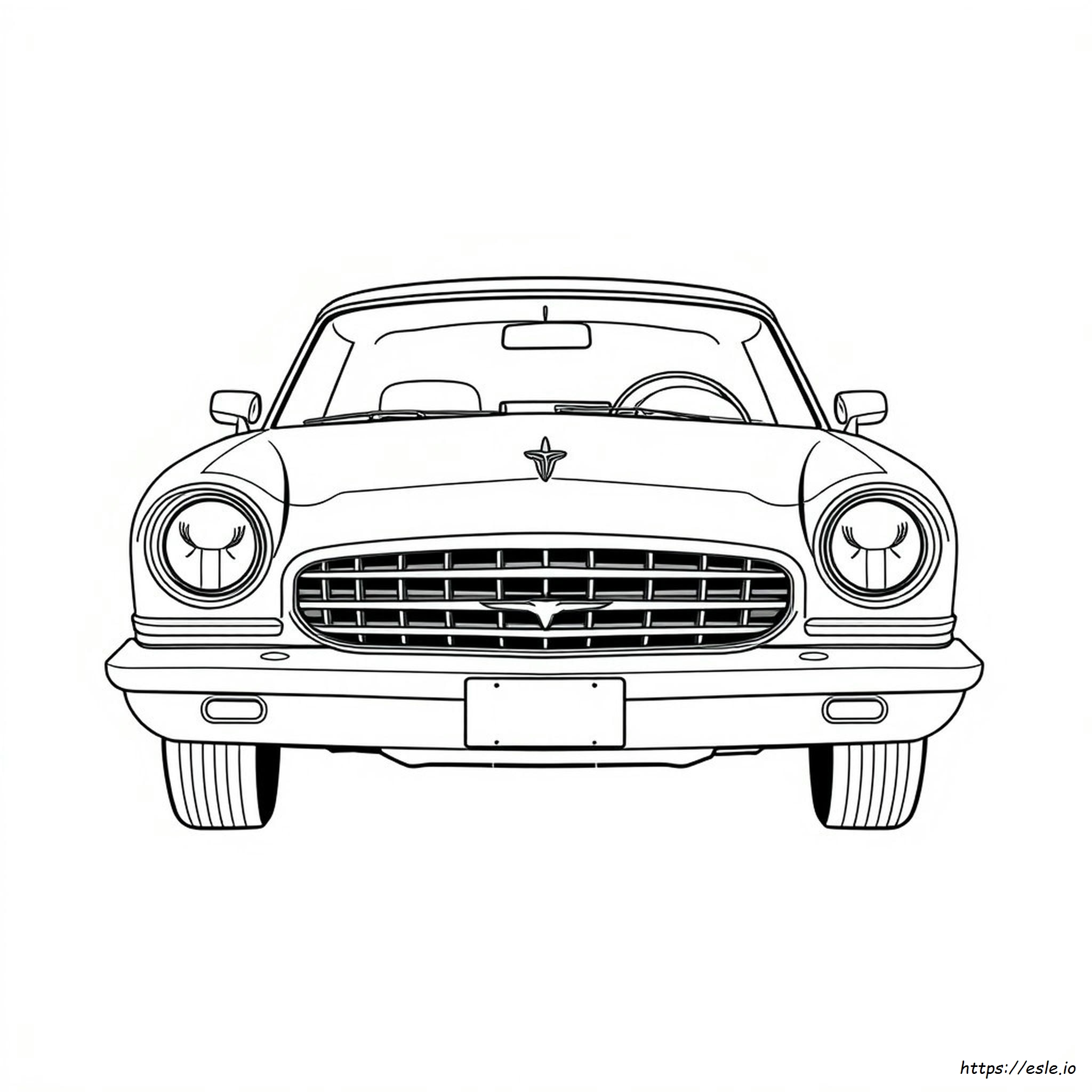 Coloring Page Chrysler 300 Drawing