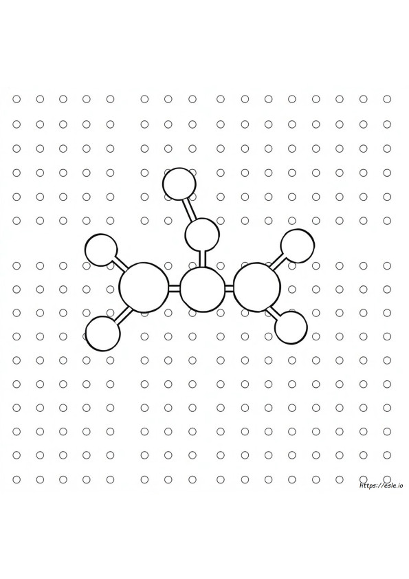 Molecuul Kleurplaat