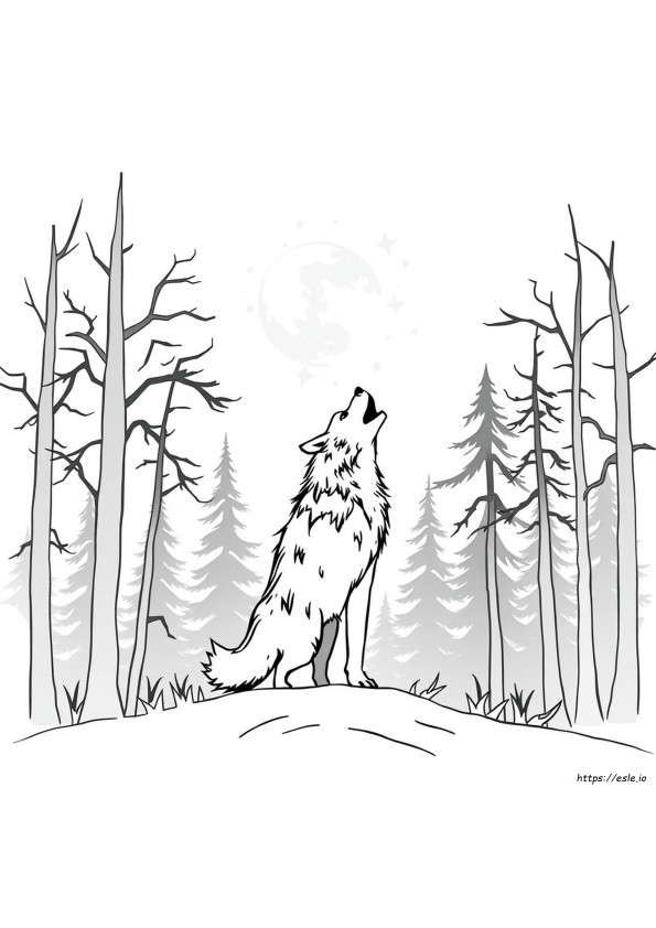Werwolf Ausmalbild