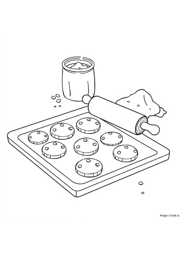 Cookies Coloring Pages Free