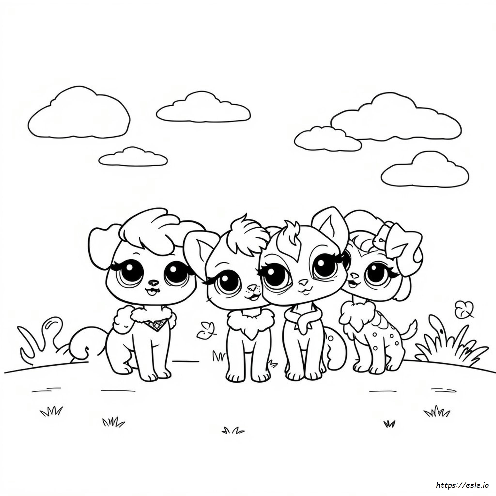 Littlest Pet Shop Urocze Kolorowanki