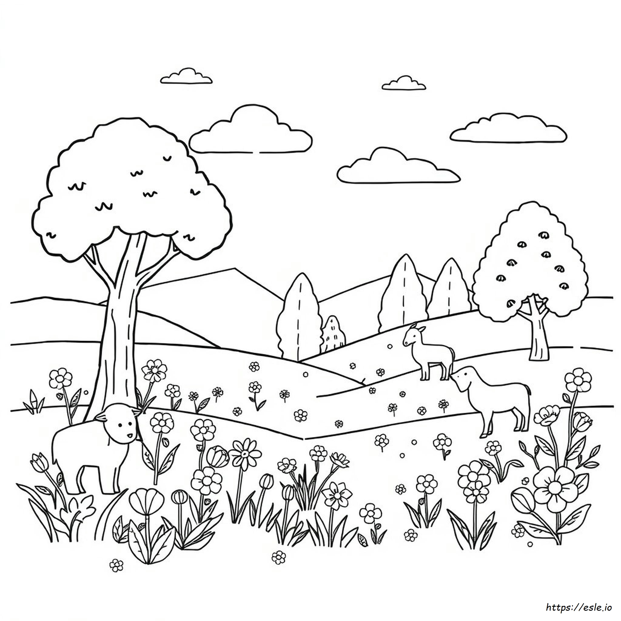 Naturo Coloring Pages