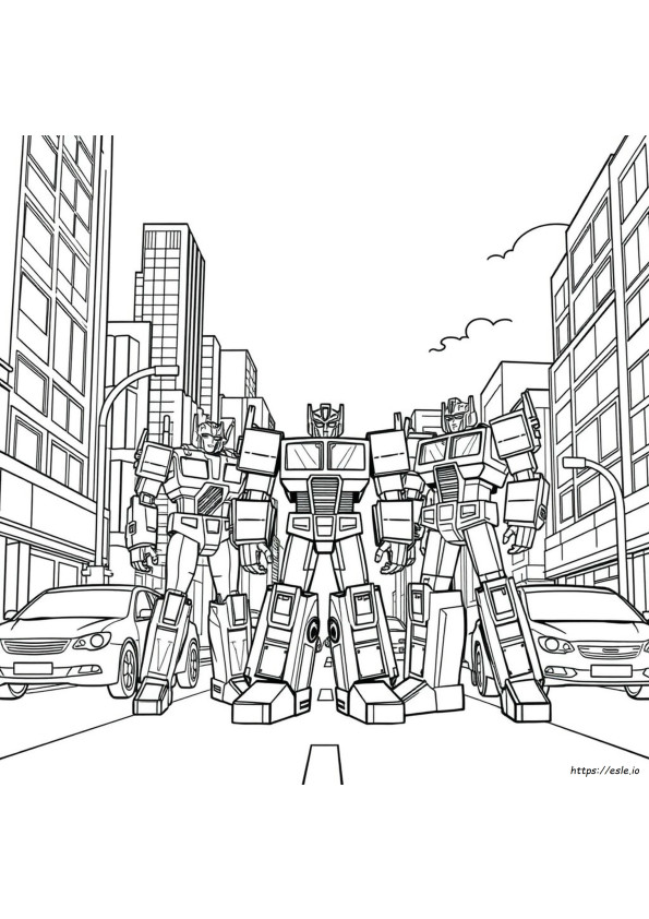 Transformers Ausmalbilder