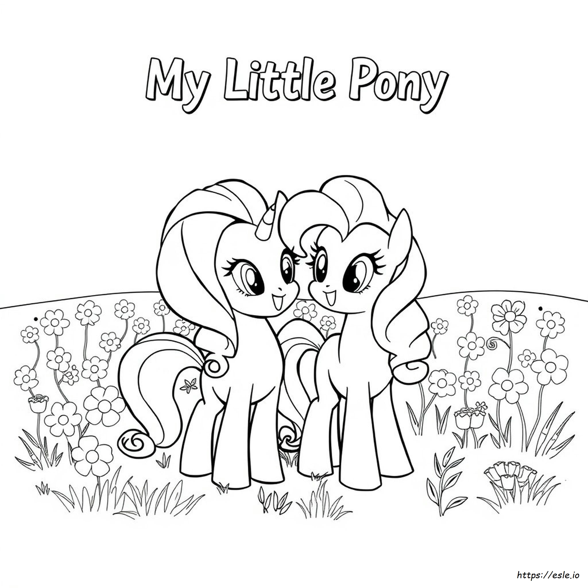 Pinkie Pie Fluttershy My Little Pony Coloring Pages