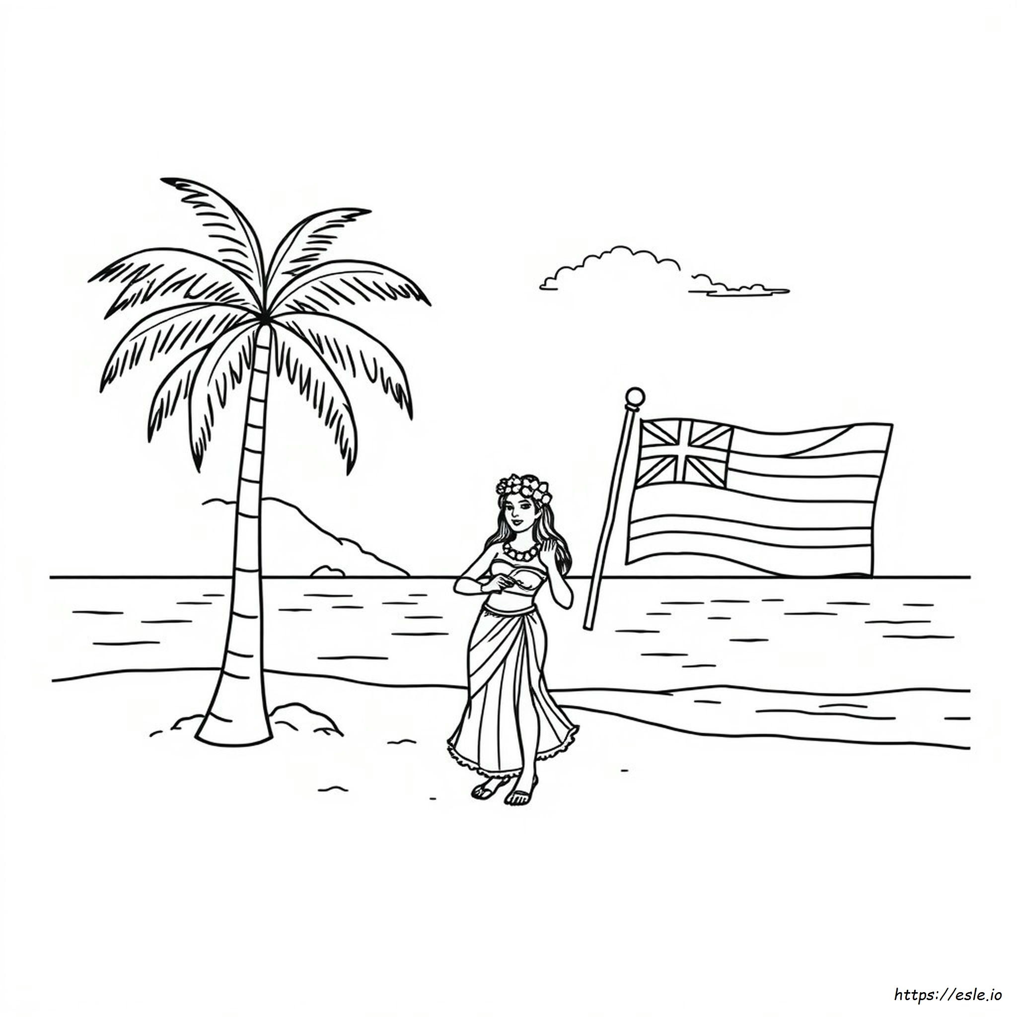 Hawaii Coloring Pages For Adults