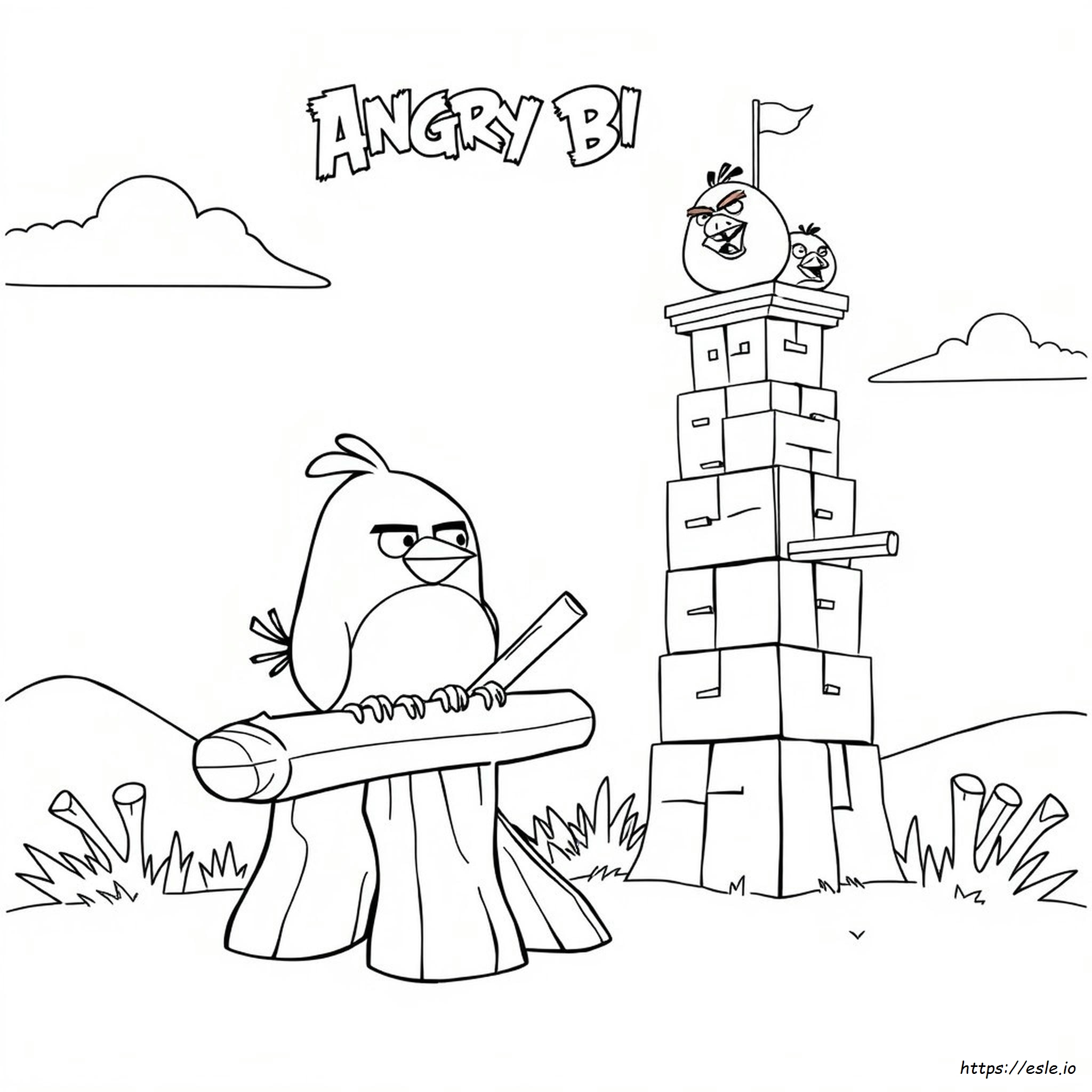 Angry Birds 2 Gambar Mewarnai