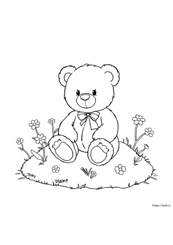Orsetto Teddy Da Colorare E Stampare