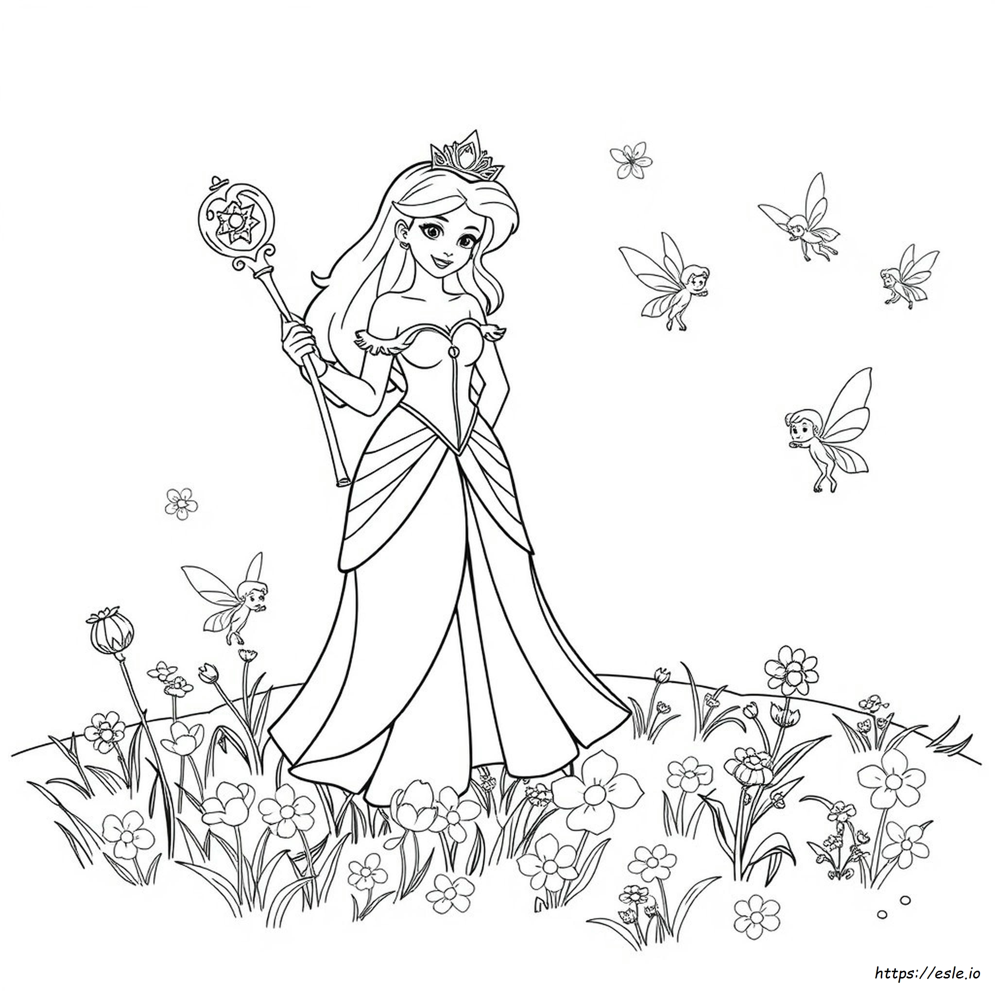 Putri Peri Disney Gambar Mewarnai - Gratis Untuk Dicetak