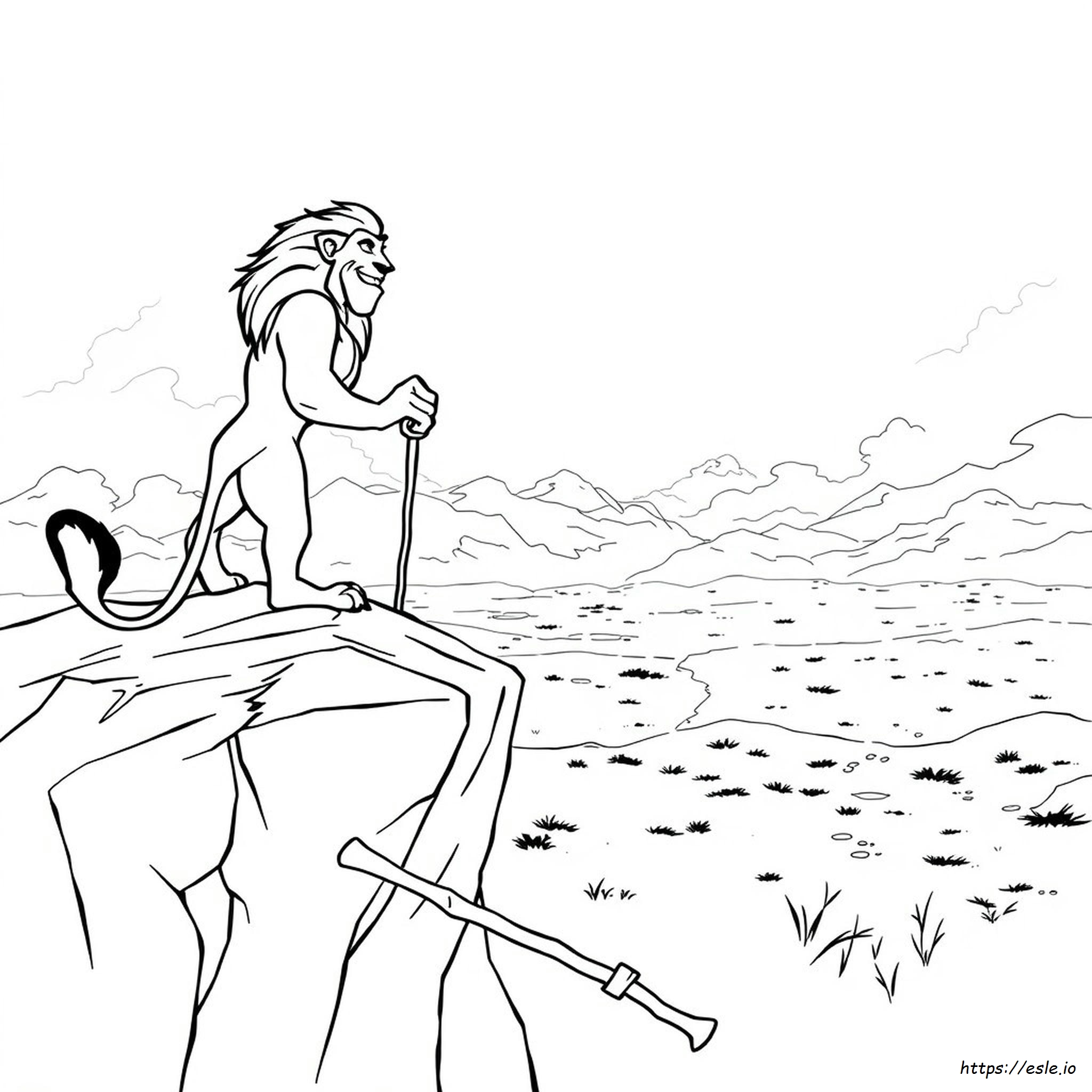 Coloriage Scar Du Roi Lion