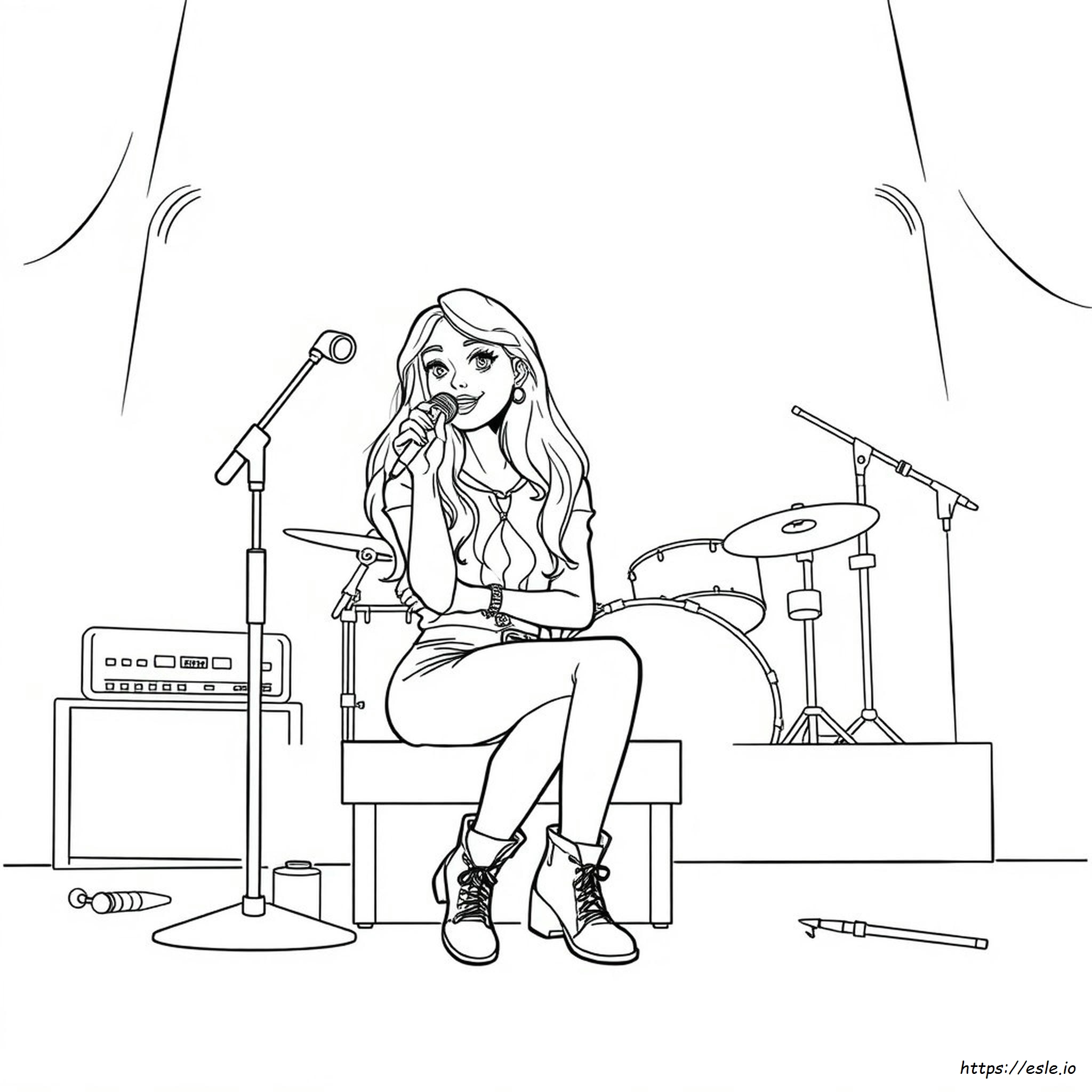 Sabrina Carpenter Gambar Mewarnai