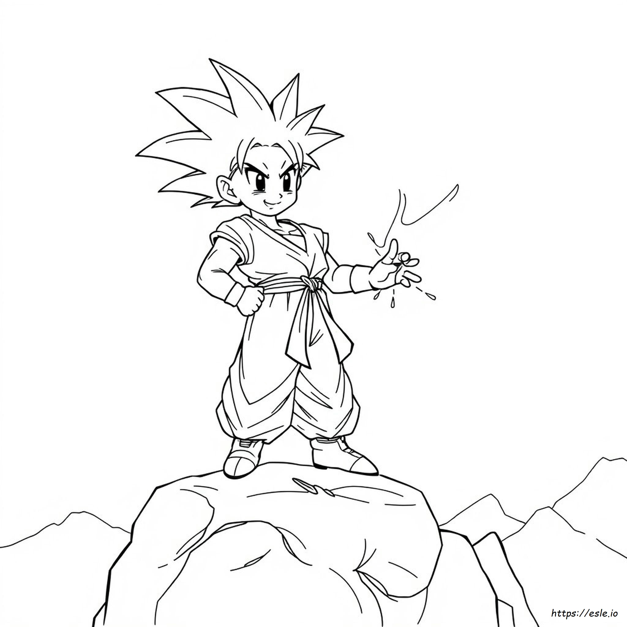 Gohan Coloring Pictures