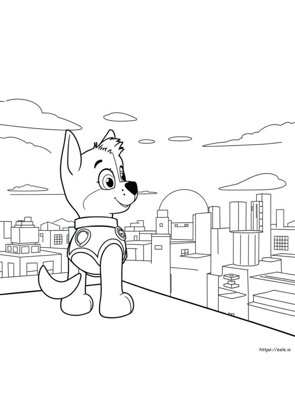Skye Paw Patrol Coloring Sheets