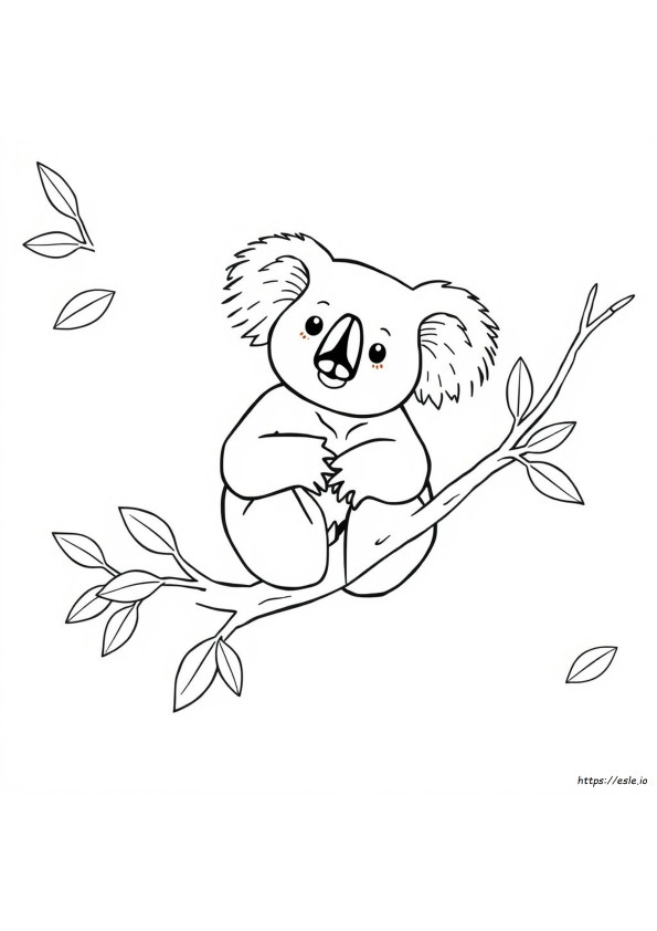 Coala Para Colorir