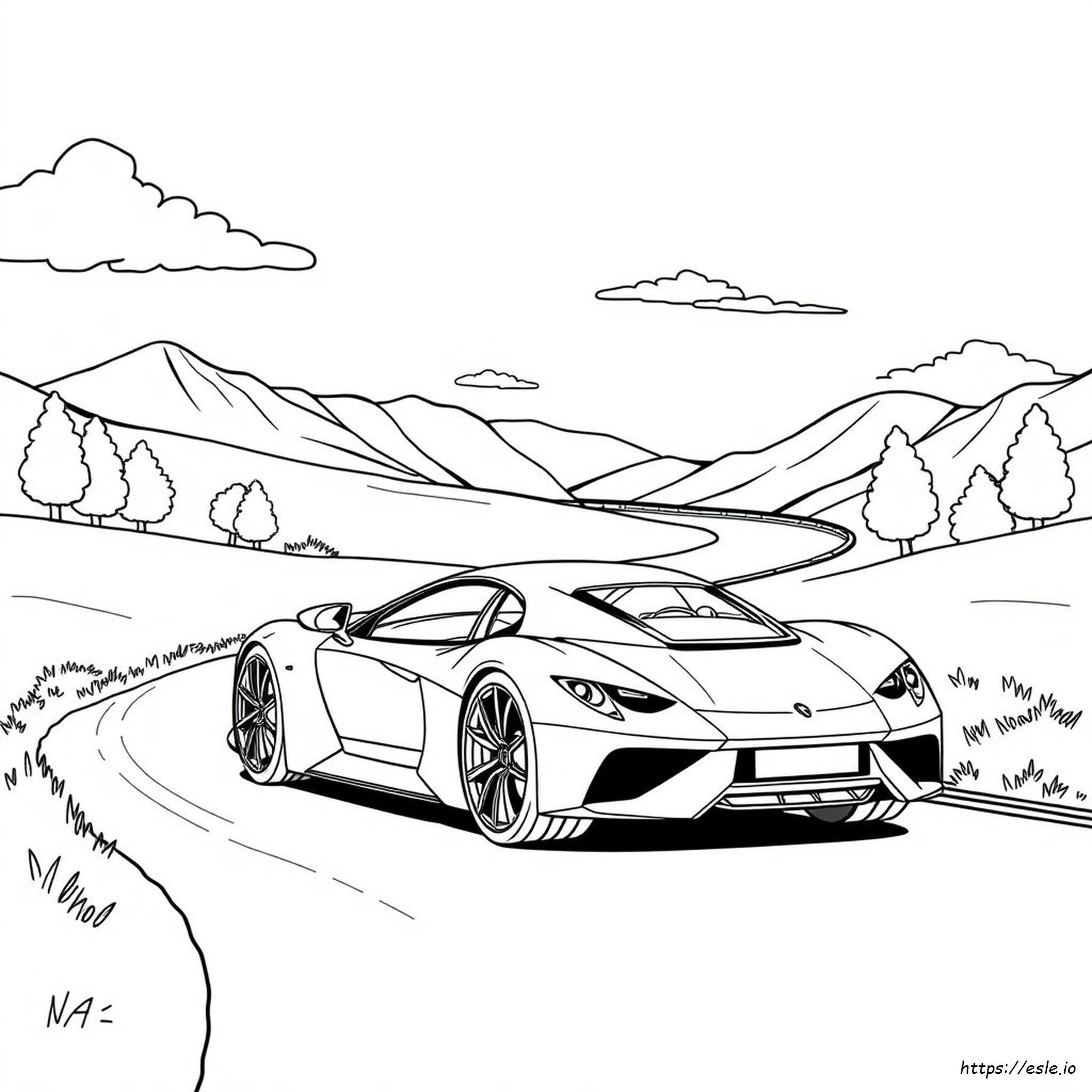 Coloriage Voiture De Luxe, Coloriage Voiture Cool